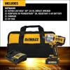 imageDEWALT 20V MAX XR 34 Inch Cordless Impact Wrench Kit with POWERSTACK Battery and Charger DCF964GH1