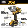 imageDEWALT 20V MAX XR 34 Inch Cordless Impact Wrench Kit with POWERSTACK Battery and Charger DCF964GH1