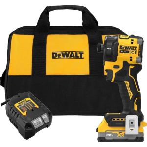 imageDEWALT 20V MAX XR 14 Inch Quiet Hydraulic Cordless Impact Driver Kit with POWERSTACK Battery and Charger DCF870E1