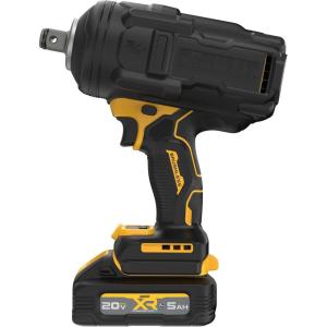 imageDEWALT 20V MAX XR 34 Inch Cordless Impact Wrench Kit with POWERSTACK Battery and Charger DCF964GH1