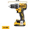 imageDEWALT 20V MAX Cordless DrillDriver Kit Brushless 12Inch DCD791D220V Brushless DrillDriver