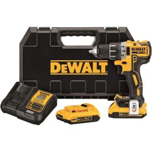 imageDEWALT 20V MAX Cordless DrillDriver Kit Brushless 12Inch DCD791D220V Brushless DrillDriver