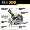 imageDEWALT 20V MAX XR 12 in Double Bevel Sliding Miter Saw Kit DCS785WW1