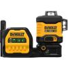 imageDEWALT 20V12V MAX Laser Level Cross Line Laser and 5 Spot Laser Green Bare Tool Only DCLE34520GBLaser Level tool only