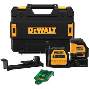imageDEWALT 20V12V MAX Laser Level Cross Line Laser and 5 Spot Laser Green Bare Tool Only DCLE34520GBLaser Level Bare Tool Only