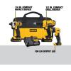 imageDEWALT 20V MAX Cordless Drill Impact Driver and LED Work Light Portable Power Tool Combo Kit 3 Tool 2 Batteries and Charger Included DCK340C2Combo Kit