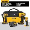imageDEWALT 20V MAX Cordless Drill Impact Driver and LED Work Light Portable Power Tool Combo Kit 3 Tool 2 Batteries and Charger Included DCK340C2Combo Kit