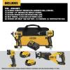 imageDEWALT 20V MAX XR Power Tools Combo Kit Hammer Drill Impact Driver Reciprocating Saw and Work Light 4TOOL DCK449P2