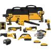 imageDEWALT 20V MAX Power Tool Combo Kit 10 Tool Cordless Power Tool Set 2 Batteries Charger and 2 Bags Included Dewalt Brushless Combo Kit DCK1021D2NEW Power Tool Combo Kit  10 Tool