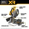 imageDEWALT 20V MAX XR 10 in Double Bevel Fixed Miter Saw Tool Only DCS714B