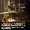 imageDEWALT 20V MAX XR 10 in Double Bevel Fixed Miter Saw Tool Only DCS714B