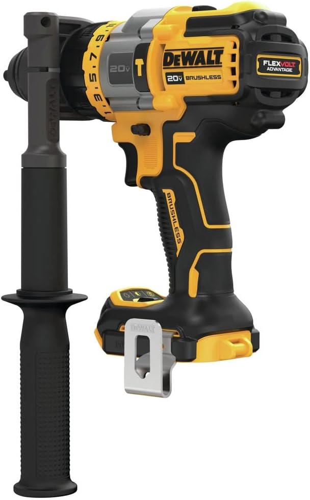 imageDEWALT DCK2100D1T1 20V MAX Brushless Cordless 2Tool Kit Including Hammer DrillDriver with FLEXVOLT ADVANTAGE