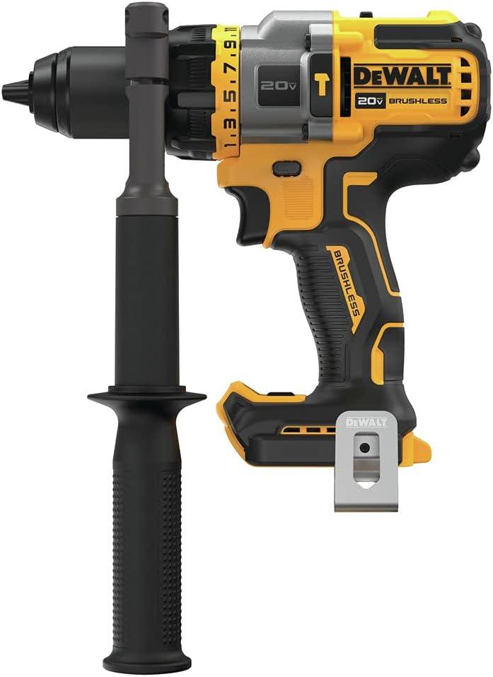 imageDEWALT DCK2100D1T1 20V MAX Brushless Cordless 2Tool Kit Including Hammer DrillDriver with FLEXVOLT ADVANTAGE