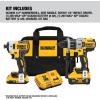 imageDEWALT 20V MAX XR Cordless Drill Combo Kit Hammer Drill ampamp Impact Driver with Battery and Charger Included Power Detect Technology DCK299D1W1