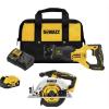 imageDEWALT 20V MAX Power Tool Combo Kit 2Tool Reciprocating Saw and 612 Inch Circular Saw Cordless Power Tool Set with Battery and Charger DCK237P1