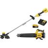 imageDEWALT 20V MAX String Trimmer and Leaf Blower Kit Cordless Battery ampamp Charger Included DCKO215M1