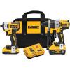 imageDEWALT 20V MAX XR Cordless Drill Combo Kit Hammer Drill ampamp Impact Driver with Battery and Charger Included Power Detect Technology DCK299D1W1