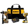 imageDEWALT DCK2100D1T1 20V MAX Brushless Cordless 2Tool Kit Including Hammer DrillDriver with FLEXVOLT ADVANTAGE