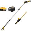 imageDEWALT DCKO86M1 20V MAX Cordless Pole Saw and Pole Hedge Trimmer Combo Kit