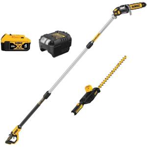 imageDEWALT DCKO86M1 20V MAX Cordless Pole Saw and Pole Hedge Trimmer Combo Kit