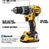 imageDEWALT 20V MAX XR Hammer Drill Kit Tool Connect Bluetooth DCD797D2Hammerdrill Kit Only