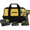 imageDEWALT 20V MAX Impact Driver Kit Cordless Storage Bag Battery and Charger Included DCF787C1Impact Kit w 2 Batteries