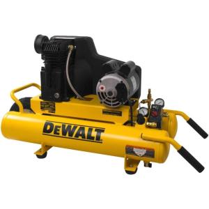 imageDeWalt DXCMTA1980854 Oil Lubricated Wheelbarrow Air Compressor 8Gallon Cast Iron