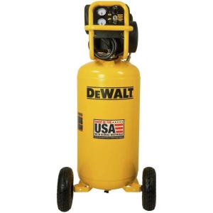 imageDEWALT 27 Gallon Vertical Air Compressor Portable 17 HP OilFree Low Volt Easy Start Motor 78 dBA 51 SCFM at 90 PSI 68 SCFM at 40 PSICompressor