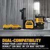 imageDEWALT 12V20V MAX XR Line Laser High Precision 3 X 360 Green Battery and Charger Included DCLE34033D1