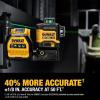 imageDEWALT 12V20V MAX XR Line Laser High Precision 3 X 360 Green Battery and Charger Included DCLE34033D1