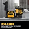 imageDEWALT 12V20V MAX XR Line Laser High Precision 3 X 360 Green Battery and Charger Included DCLE34033D1