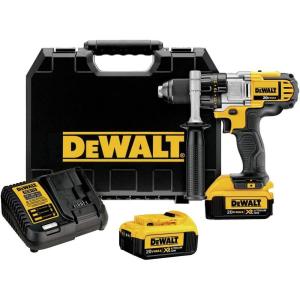 imageDEWALT 20V MAX DrillDriver 3Speed Premium 40Ah Kit DCD980M2 Black MediumDrillDriver Only