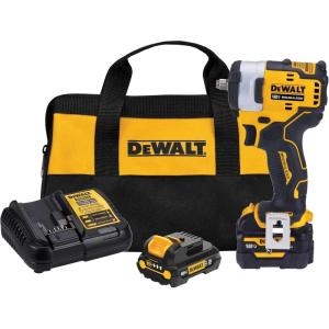 imageDEWALT DCF903GJ1G1 XTREME 12V MAX Brushless 38 in Cordless Impact Wrench Kit