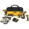 imageDEWALT 20V MAX Power Tool Combo Kit Cordless Power Tool Set 5Tool DCK590L25Tool Combo Kit Only