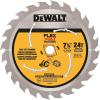 imageDEWALT Circular Saw Blade 7 14 Inch 24 Tooth Wood Cutting DWAFV372424Tooth
