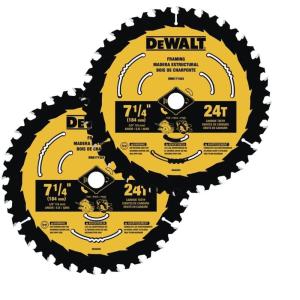 imageDEWALT Circular Saw Blade 7 14 Inch 24 Tooth Wood Cutting DWA1714242One Size